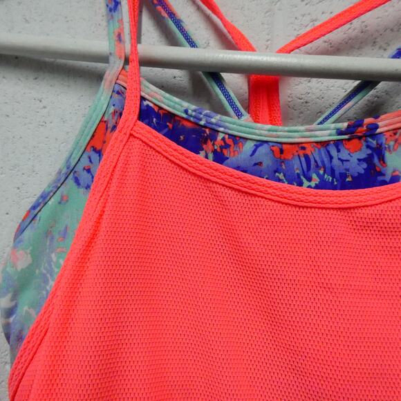 Ivivva‎ girls l/xl activewear top shirt layered sleeveless - Picture 2 of 5